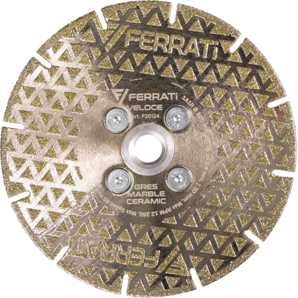 Tarcza z nasypem diamentowym Ferrati 125 mm VELOCE
