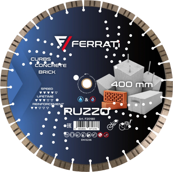 Diamond blade Ferrati RUZZO 400 mm