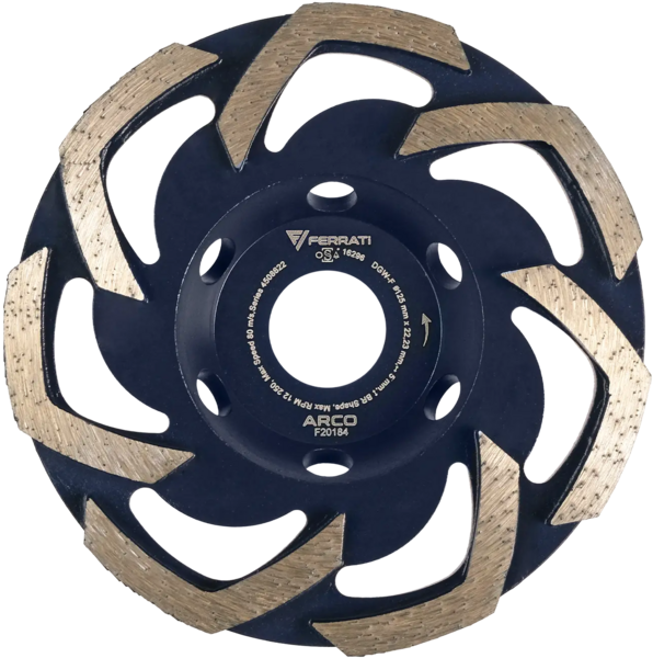 Tarcza diamentowa garnkowa Ferrati DGW-F 125mm ARCO