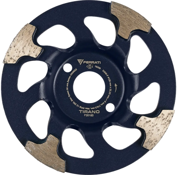 Tarcza diamentowa garnkowa Ferrati  DGW-F 125mm TIRANO
