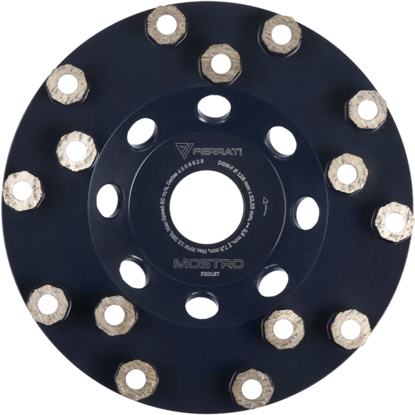 Tarcza diamentowa garnkowa Ferrati DGW-F 125mm MOSTRO