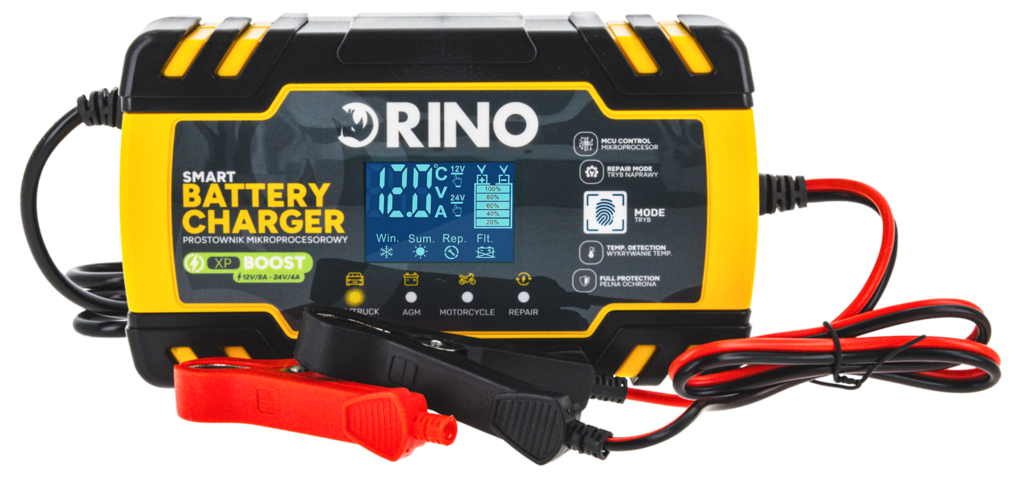 Microprocessor rectifier 12 - 24 V Rino CHRG1224LI4