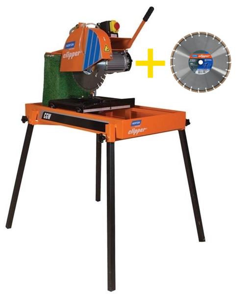 Masonry saw Norton Clipper CGW (+cutting disc H12 350x25.4 KH)