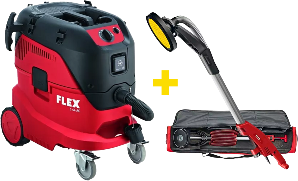Vacuum cleaner Flex S 44 LAC (+articulated grinder Flex GE 5 Giraffe)