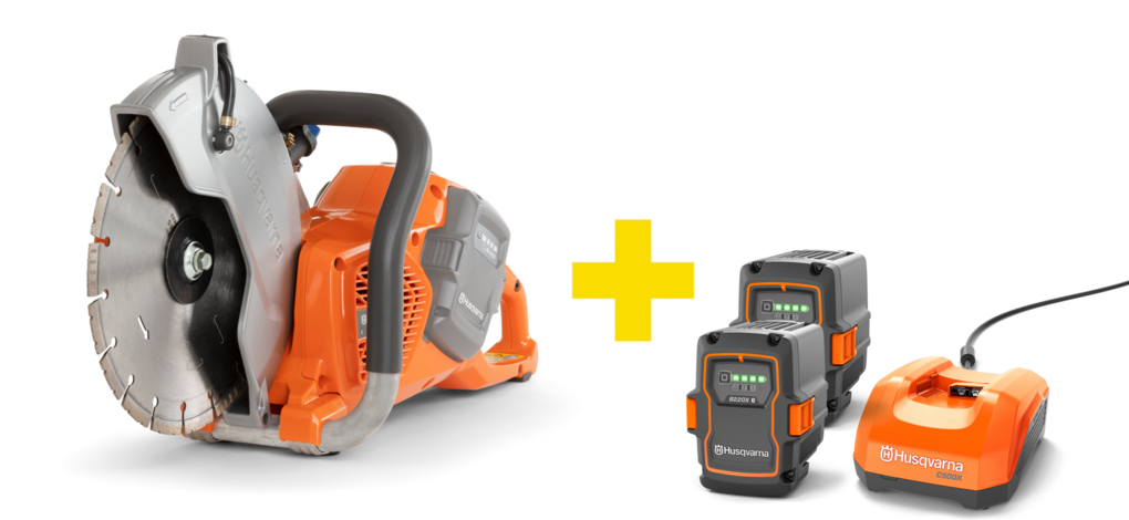 Battery power cutter Husqvarna K540i (2x B220X battery + C500X charger)