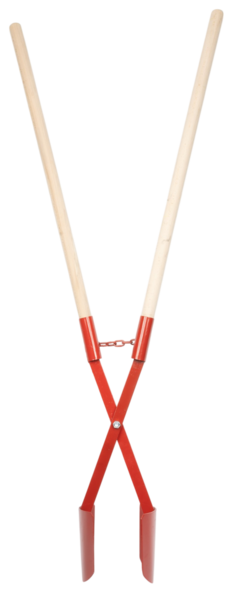 Soil digger with metal shovels Rino RD200 (+2x handle Rino RDG)