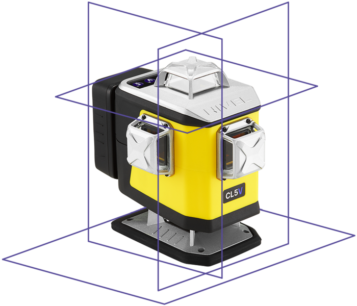 Multi-purpose cross laser Nivel System CL5V