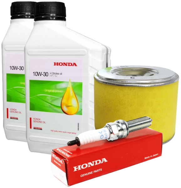 Zestaw serwisowy do Honda GX340 i GX390 (2x olej 10W30 0,6L, świeca, filtr powietrza)