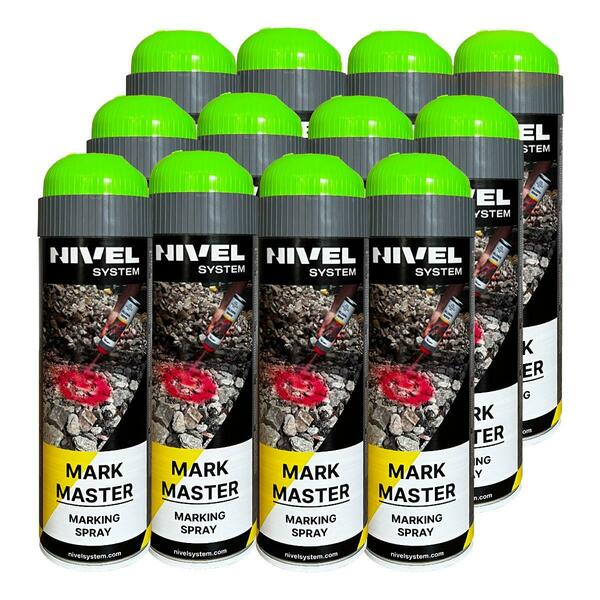 Spray paint Nivel System Mark Master (500 ml) (set of 12 pieces)