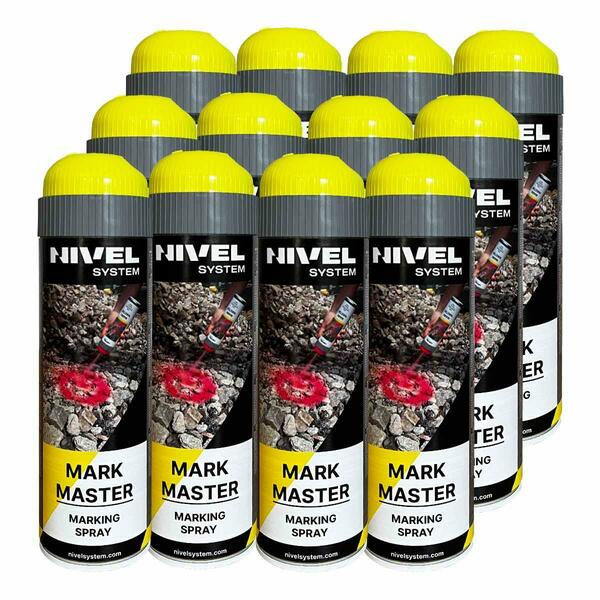 Spray paint Nivel System Mark Master (500 ml) (set of 12 pieces)