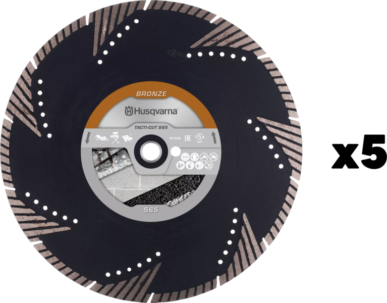 SET - Diamond blade Husqvarna Tacti-Cut S65 400 mm (5 pcs)