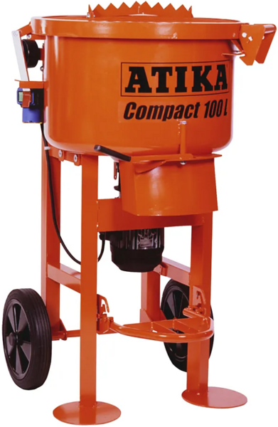 Mixer for dry and viscous materials Atika COMPACT 100