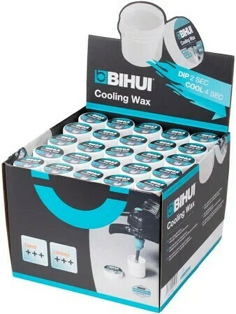 Display with cooling wax for hole saws Bihui (100 pcs/30 ml)