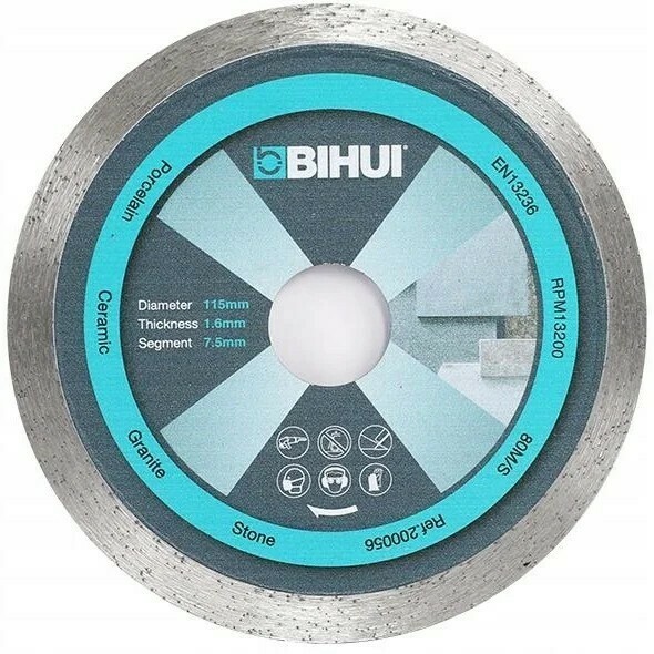Bihui 115mm Diamond Wet Cutting Blade