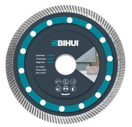 Bihui 125 mm Super Thin diamond blade for tiles