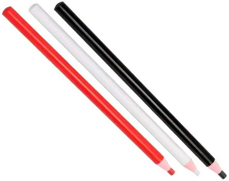 Bihui pencil set 3 pcs (black/red/white)