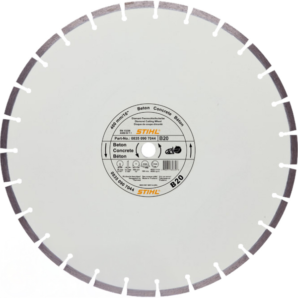 Diamond blade Stihl D-B20 400 mm for concrete