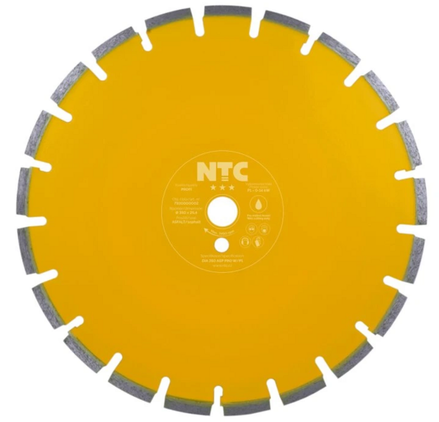 Tarcza diamentowa Ntc DIA ASP PROFI 350 mm do asfaltu