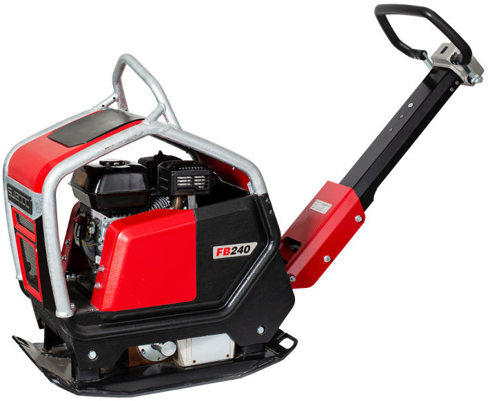 Reversible vibratory plate 218 kg Swepac FB240, 500 mm, movable handle