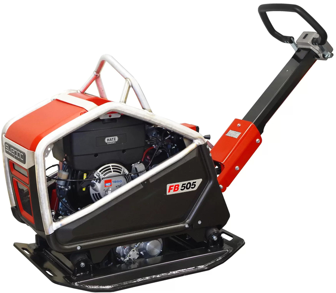 Reversible vibratory plate 440 kg Swepac FB505, 700 mm, Hatz 1B50, movable handle