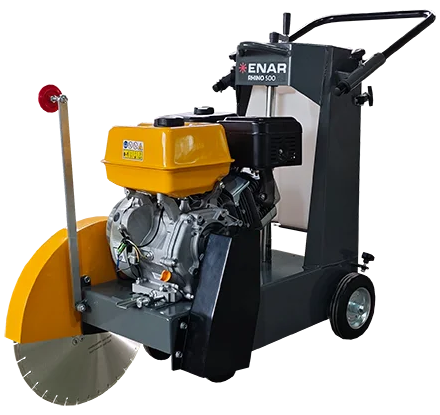 Petrol-powered mobile saw Enar RHINO 500GL (500 mm), cutting depth 195 mm