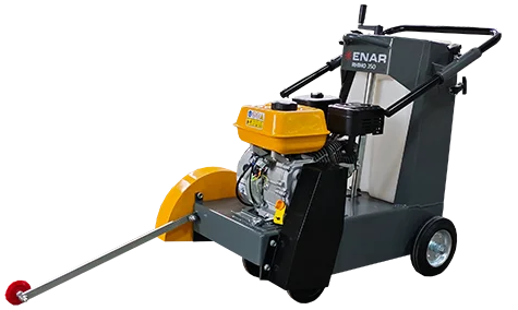 Petrol-powered mobile saw Enar RHINO 350GL (350 mm), cutting depth 120 mm, TrackPro 