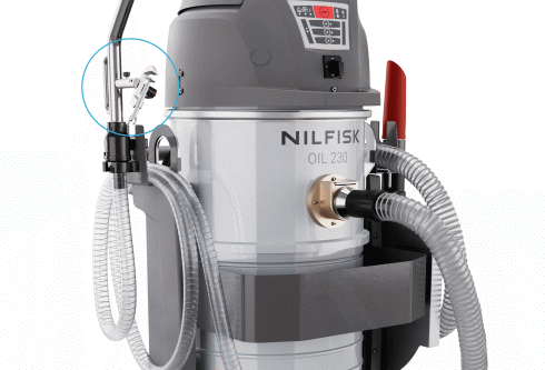 Nilfisk trigger gun clamp