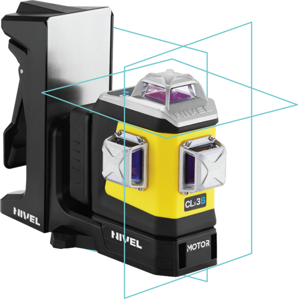Motorized 3D line laser Nivel System CLx3B MOTOR with blue beam