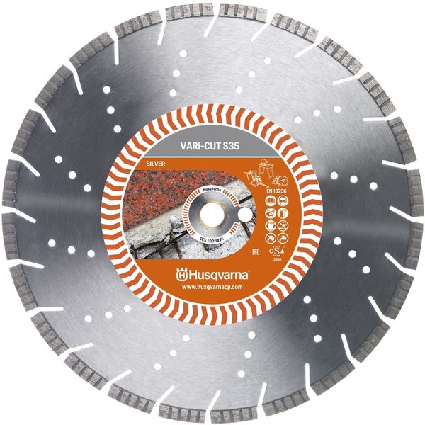 Diamond blade Husqvarna Vari-Cut S35 Turbo 350 mm