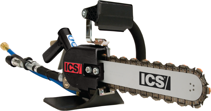 Hydraulic chain power cutter ICS 814PRO (runner 33 cm and chain TwinPro-25)