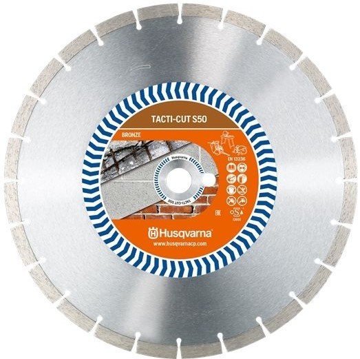 Tarcza diamentowa Husqvarna Tacti-Cut S50 300 mm do betonu (otwór montażowy 20 mm)