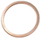 Pierścień miedziany Dr. Schulze do mocowania wiertnic