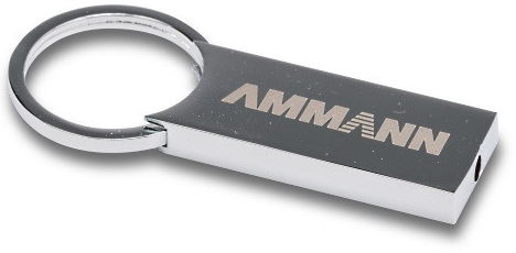 Metal key ring Ammann