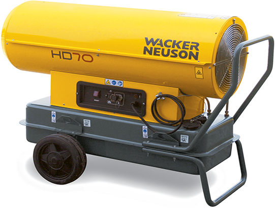 Indirect fired air heater Wacker Neuson HD 70