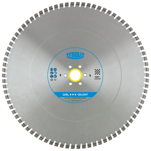 Diamond blade Tyrolit Premium WSL Silent 800 x 4,9 mm (12M109)