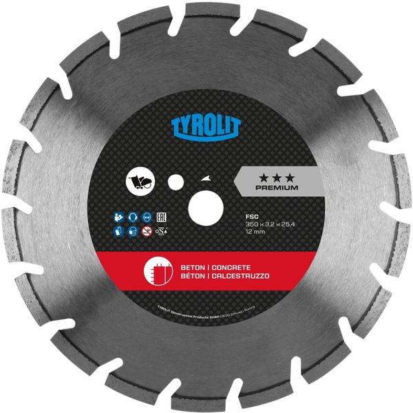 Diamond blade Tyrolit Premium FSC 450 x 3,6 mm