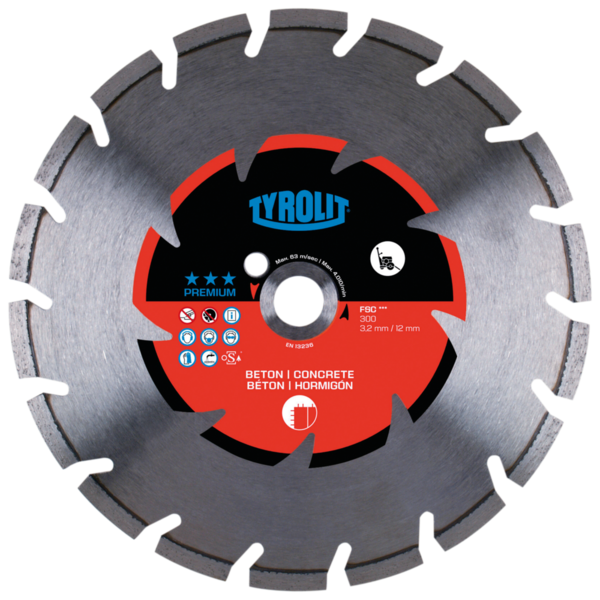 Diamond blade Tyrolit Premium FSC 700 x 3,6 mm, 35/25,4 mm