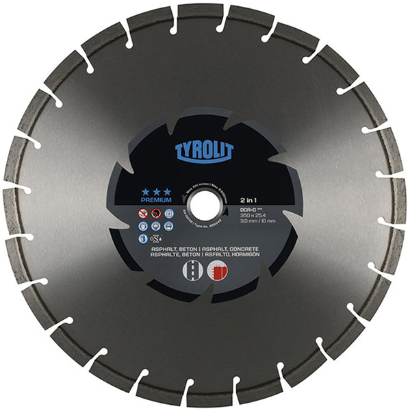 Tarcza diamentowa Tyrolit Premium DCA+C-2in1 350 x 3 mm