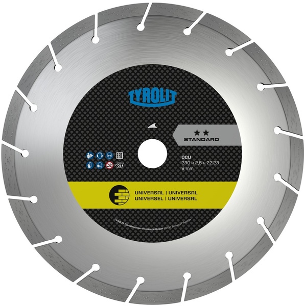 Diamond blade Tyrolit Basic DCU 125 x 2,6 mm