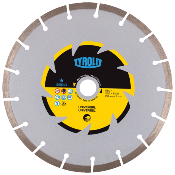 Diamond blade Tyrolit Basic DCU 350 x 3 mm 22,23 MM