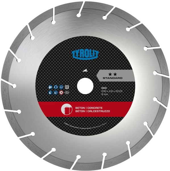 Diamond blade Tyrolit Standard DCC 125 x 2 mm
