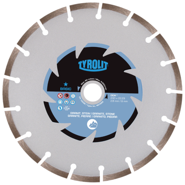 Diamond blade Tyrolit Basic DCH 350 x 3 mm, 25,4 mm