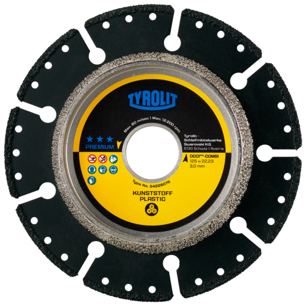 Diamond blade Tyrolit Premium DCCI Combi 125 x 3 mm