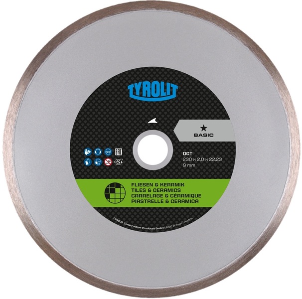 Diamond blade Tyrolit Basic DCT 100 x 1,6 mm