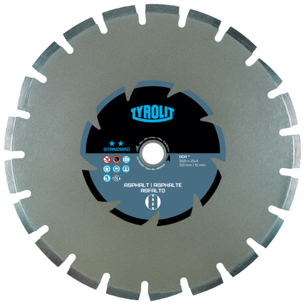 Tarcza diamentowa Tyrolit Standard DCA 350 x 3 mm x 25,4 mm