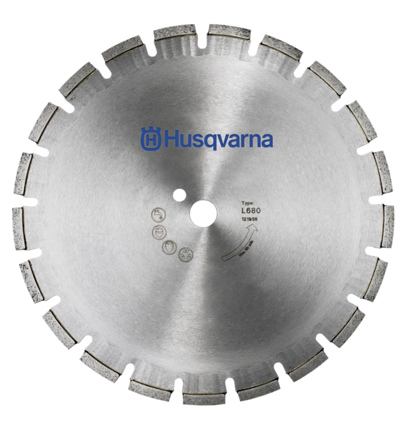 Diamond blade Husqvarna L680 350 mm segment widtg 8 mm