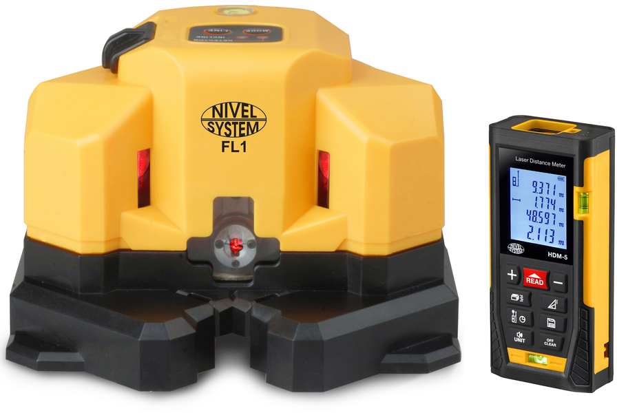 Crosliner (floor laser) Nivel System FL1 (+ distance meter HDM-5)