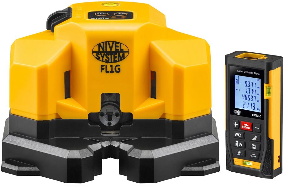 Crosliner (floor laser) Nivel System FL1G (+ distance meter HMD-5)