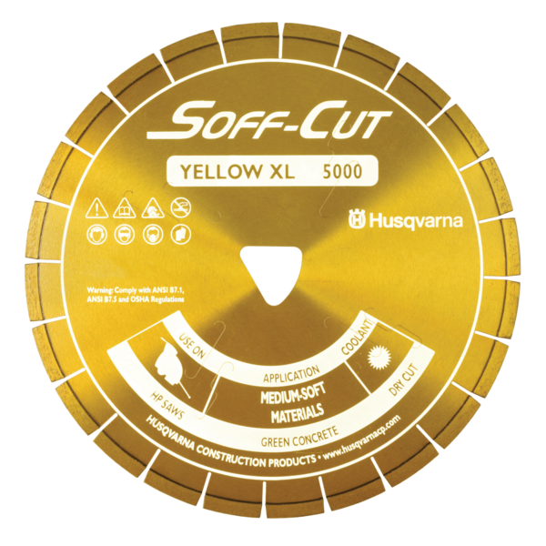 Diamond blade for Husqvarna XL14-5000 Soff-Cut power cutters