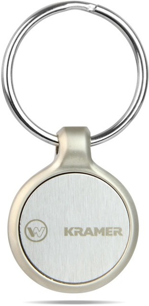 Oval Wacker Neuson key ring Kramer